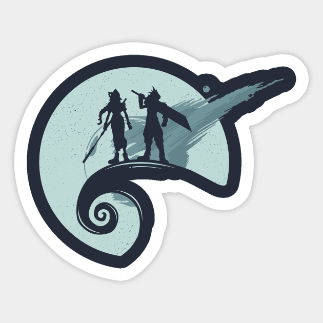 Nightmare Before Fantasy Sticker by Alundrart